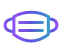 Mask icon within a circle